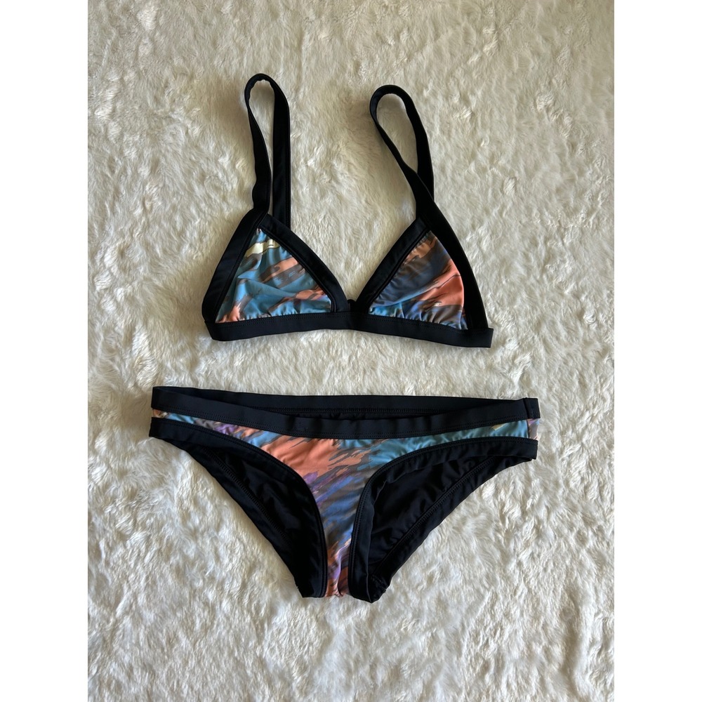 Revolve Rachel Pally Bikini Swimsuit Low Rise Hipster Surfer Size Small